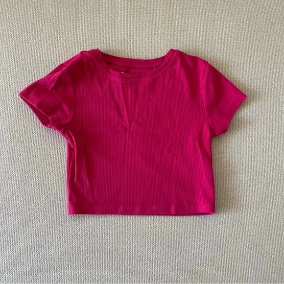 FSBN Sister Tops - Pink Cropped Top
